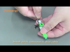 Como montar o conector à prova d'água