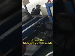 Processo de produção do cabo ótico
